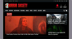 Desktop Screenshot of horrorsociety.com
