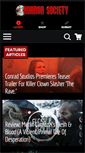 Mobile Screenshot of horrorsociety.com