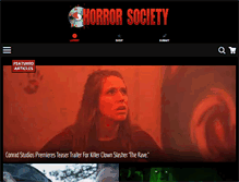 Tablet Screenshot of horrorsociety.com